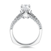 Split Shank Diamond Engagement Ring